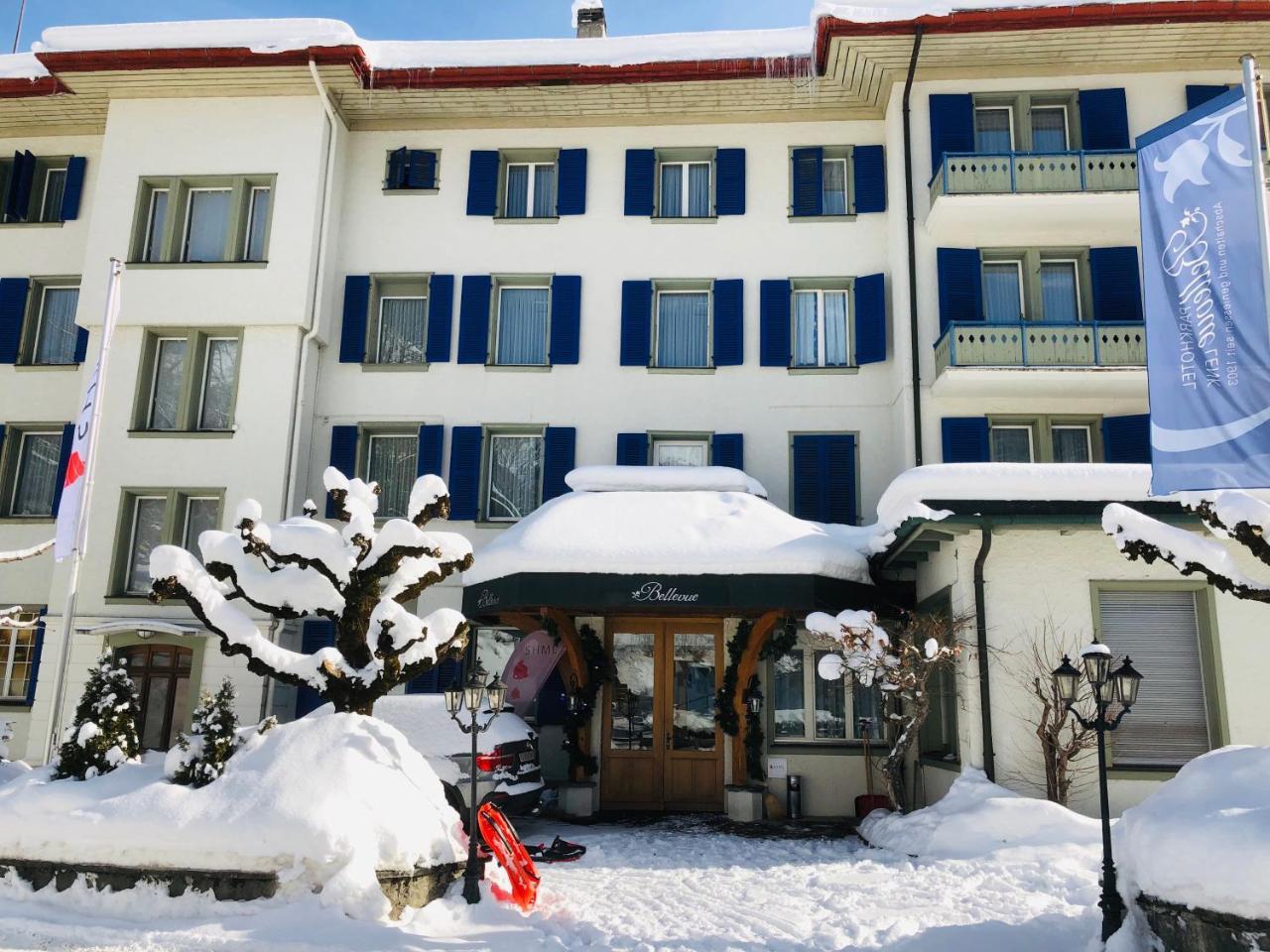 Parkhotel Bellevue Budget Lenk Exterior photo
